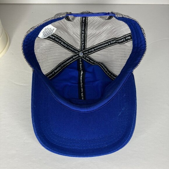 Marmot Blue Adjustable Snapback Mesh Hat - Picture 5 of 7